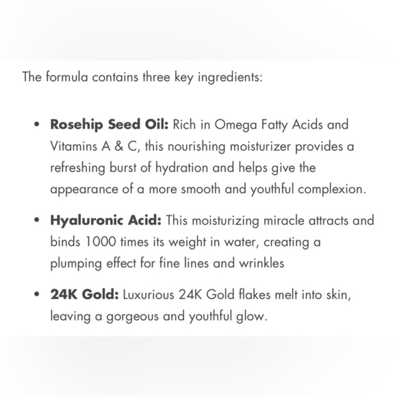 NIB fARSALI Rose Gold Elixir 24K Moisturizing Gel Cream - Picture 6 of 10